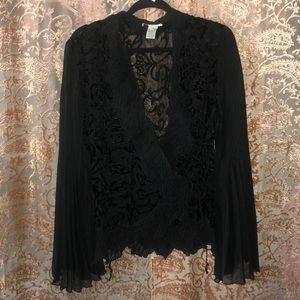 Vintage black blouse